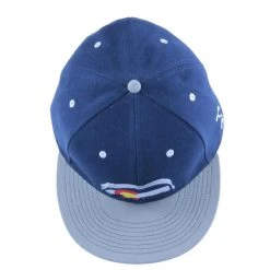 Grassroots California Hats Removable Bear Colorado Flag Navy Fitted Hat