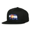 Grassroots California Colorado Bear Black Dri-Bear Snapback Hat New