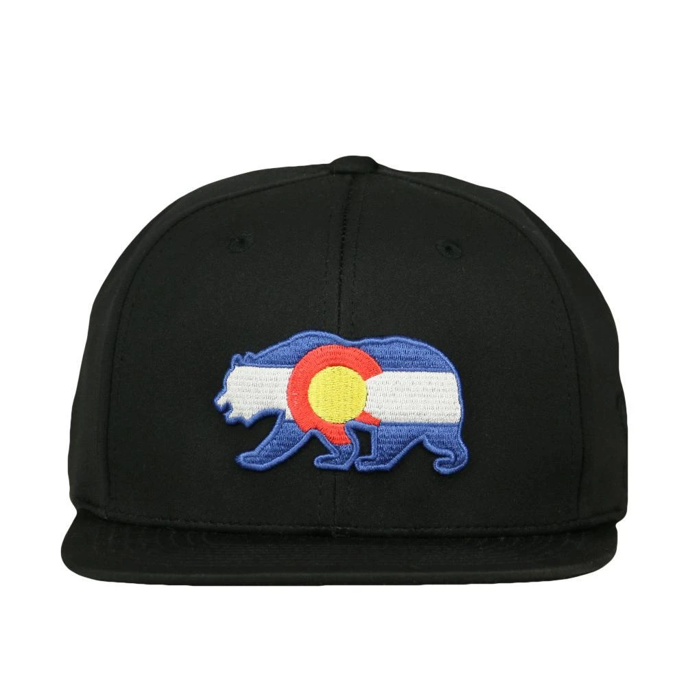 Grassroots California Colorado Bear Black Dri-Bear Snapback Hat New 8 Grassroots California Colorado Bear Black Dri-Bear Snapback Hat New