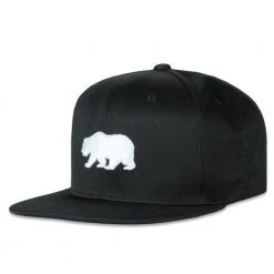 Grassroots California New Polar Bear Black Dri-Bear Snapback Hat
