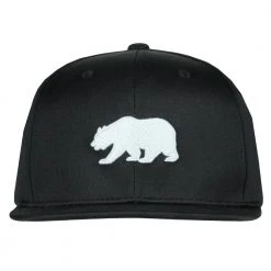 Grassroots California New Polar Bear Black Dri-Bear Snapback Hat