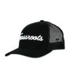 Grassroots California Golfroots Script Black Mesh Snapback Hat