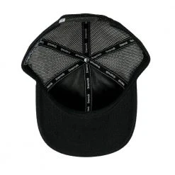 Grassroots California Golfroots Script Black Mesh Snapback Hat