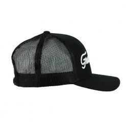 Grassroots California Golfroots Script Black Mesh Snapback Hat
