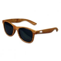 Grassroots California Dark Wood Grain Sunglasses