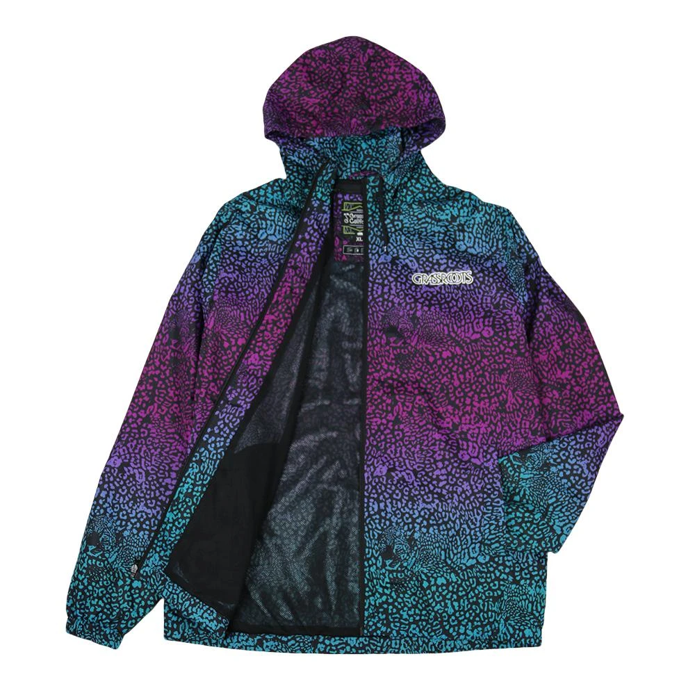 Grassroots California Spots Blue Windbreaker Jacket 5 Grassroots California Spots Blue Windbreaker Jacket