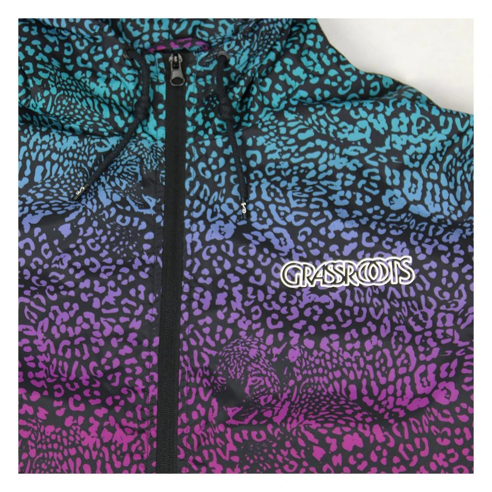 Grassroots California Spots Blue Windbreaker Jacket 6 Grassroots California Spots Blue Windbreaker Jacket