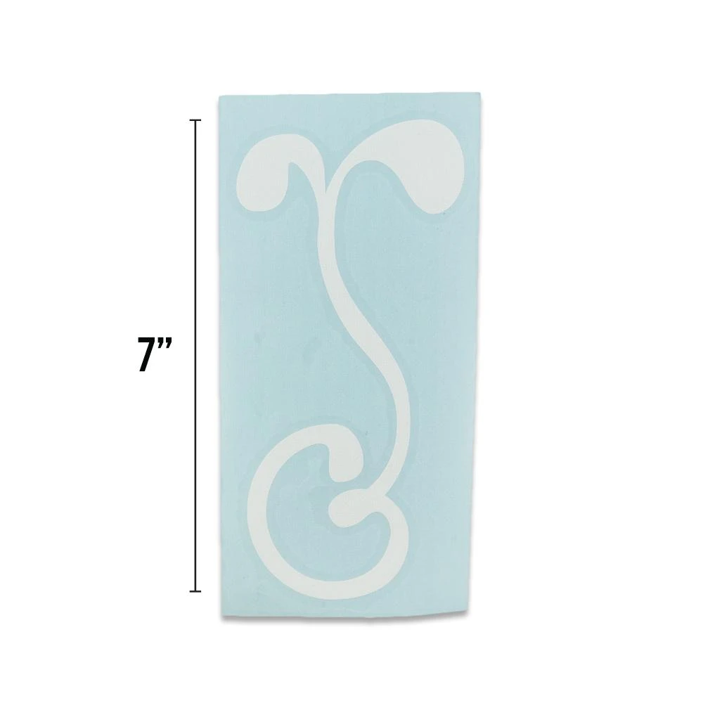 Grassroots California G Sprout 7" White Kiss Cut Sticker 4 Grassroots California G Sprout 7" White Kiss Cut Sticker