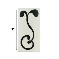 Grassroots California G Sprout 7" Black Kiss Cut Sticker Accessories