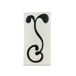 Grassroots California Accessories G Sprout 4" Black Kiss Cut Sticker