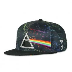 Grassroots California New Pink Floyd Dark Side Of The Moon Black Fitted Hat