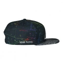Grassroots California Pink Floyd Dark Side Of The Moon Black Snapback Hat New