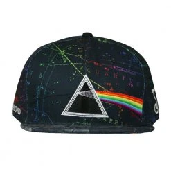 Grassroots California Pink Floyd Dark Side Of The Moon Black Snapback Hat New