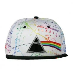 Grassroots California New Pink Floyd Dark Side Of The Moon White Fitted Hat