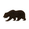 Grassroots California Brown Chenille Removable Bear Patch Accessories