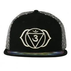Grassroots California Laser Guided Visions Third Eye Silver Snapback Hat