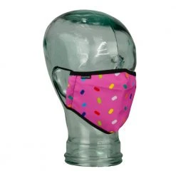 Grassroots California KGB Glass Sprinkles Pink Facemask Accessories