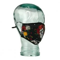 Grassroots California Stanley Mouse Midnight Roses Facemask