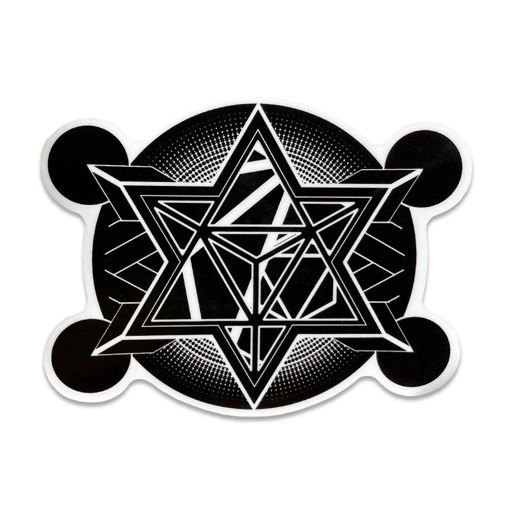 Grassroot Style Shop 25 Grassroots California 12th Anniversary Metatron Sticker