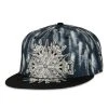 Grassroots California Jerry Garcia Watercolor Mandala Grayscale Fitted Hat Hats