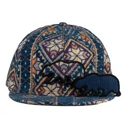 Grassroots California Removable Bear Elevation Blue Fitted Hat