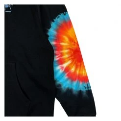 Grassroots California Stanley Mouse Spirit Traveler Tie Dye Black Pullover Hoodie New