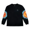 Grassroots California Stanley Mouse Spirit Traveler Tie Dye Black Long Sleeve T Shirt New
