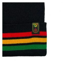 Grassroots California Bombearclat Rasta Stripe Cuff Beanie