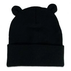Grassroots California Hats Black Bear Head Beanie