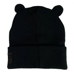 Grassroots California Hats Black Bear Head Beanie