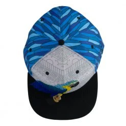 Grassroots California Blue Gold Macaw Feathers Snapback Hat New