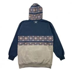 Grassroots California Removable Bear Elevation Blue Tall Pullover Hoodie Men