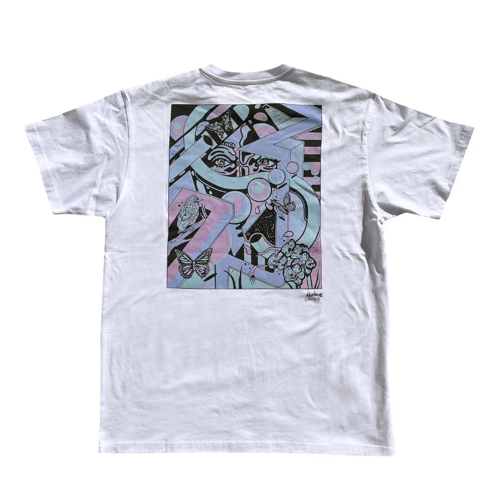 Grassroots California Ellie Paisley X Whitney Holbourn Eternal Sunshine UV White T Shirt 5 Grassroots California Ellie Paisley X Whitney Holbourn Eternal Sunshine UV White T Shirt