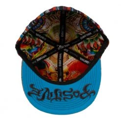 Grassroots California Chris Dyer El Necio Black Pattern Fitted Hat Hats