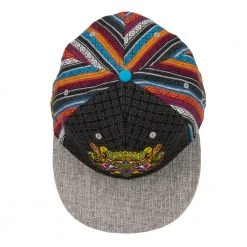Grassroots California Chris Dyer El Necio Black Pattern Fitted Hat Hats