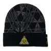 Grassroots California Celestial Serpent Black Cuff Beanie New