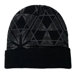 Grassroots California Celestial Serpent Black Cuff Beanie New