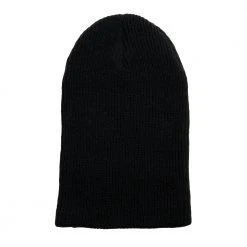 Grassroots California Black Simple Slouch Beanie