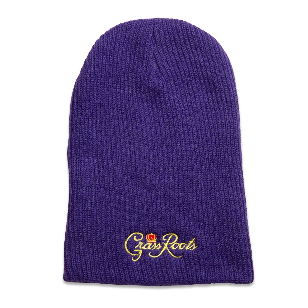 Grassroots California Hats Royal Roots Purple Slouch Beanie 3 Grassroots California Hats Royal Roots Purple Slouch Beanie