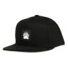 Grassroots California New Bear Paw Black Kids Snapback Hat