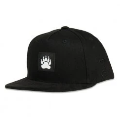 Grassroots California New Bear Paw Black Kids Snapback Hat