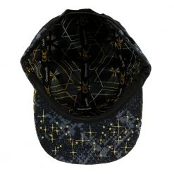Grassroots California New Celestial Serpent Black 5 Panel Zipperback Hat