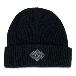 Grassroots California Hats Sedona Black Cuff Beanie