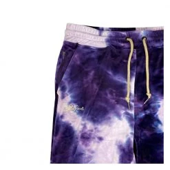 Grassroots California Royal Roots Purple Dye Velour Mens Joggers