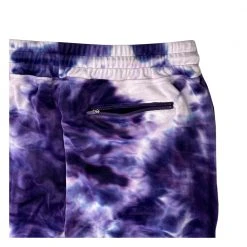 Grassroots California Royal Roots Purple Dye Velour Mens Joggers