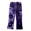 Grassroots California Royal Roots Purple Dye Velour Womens Bell Bottoms