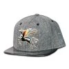Grassroots California Stanley Mouse Spirit Traveler Gray Glitter Kids Snapback Hat