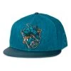 Grassroots California Hats Vincent Gordon Chron Jose Teal Fitted Hat