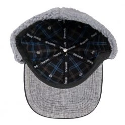 Grassroots California Bear Collection Blue Flannel Earflap Fitted Hat