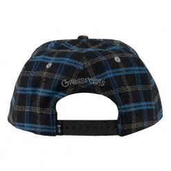 Grassroots California Bear Collection Blue Flannel Snapback Hat Hats